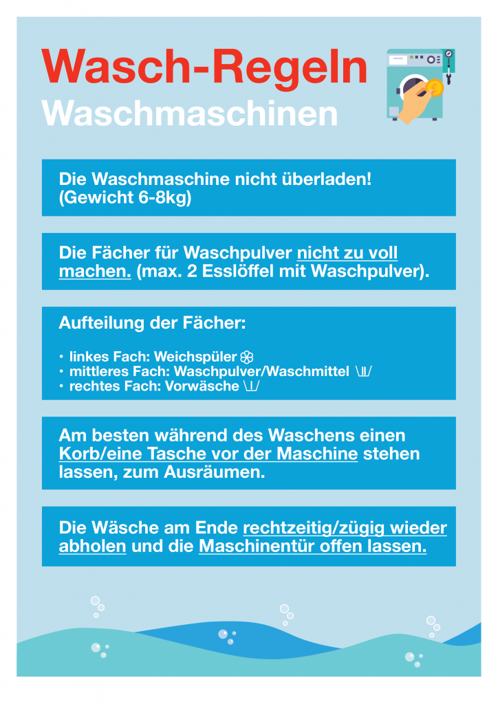 Waschmaschinen Studentenwohnheim Kullenhof