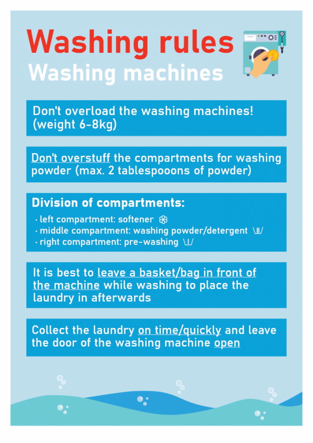 Washing machines Studentenwohnheim Kullenhof